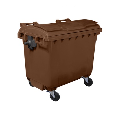 Container 660L cu capac plat